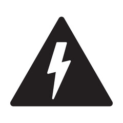 Lighting Bolt Icon Vector Illustration Style