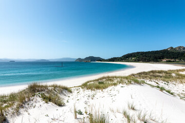 Rodas beach (Playa de Rodas) is a slightly curved beach of about 700 m length on the Galician Cíes...