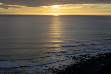 Obraz premium Sunset over the Pacific Ocean