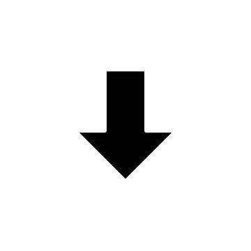 Arrow. down arrow Image icon