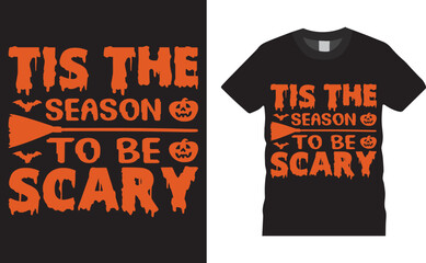 Spooky halloween svg t-shirt design vector template. scary sayings horror quotes. ready for print cricut, patch, label, shirts, decoration, greeting cards, Poster, Background, emblem, pumpkin, witch, 