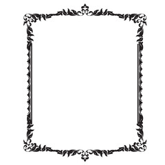Frame, in the style of an ornament, Vector illustration eps 10, Art.	