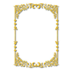 Frame, in the style of an ornament, Vector illustration eps 10, Art.	