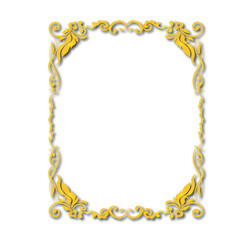 Frame, in the style of an ornament, Vector illustration eps 10, Art.	