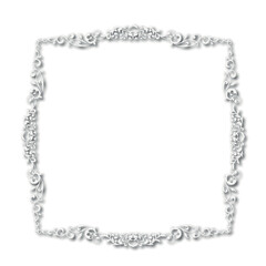 Frame, in the style of an ornament, Vector illustration eps 10, Art.	