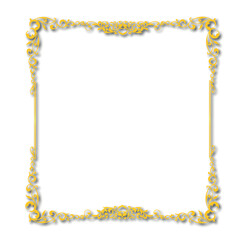Frame, in the style of an ornament, Vector illustration eps 10, Art.	