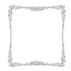 Frame, in the style of an ornament, Vector illustration eps 10, Art.	