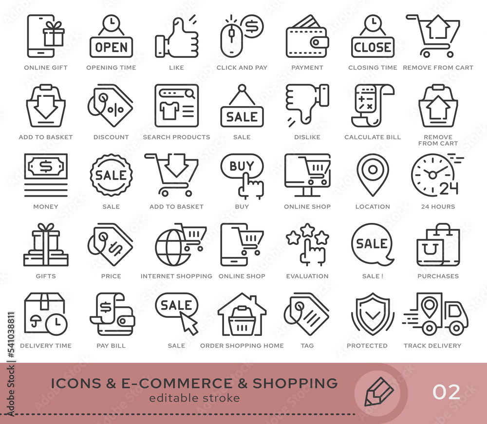Poster set of conceptual icons. vector icons in flat linear style for web sites, applications and other gra