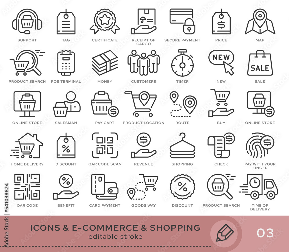 Poster set of conceptual icons. vector icons in flat linear style for web sites, applications and other gra