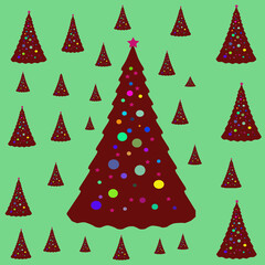 Christmas tree background