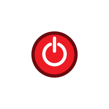 Power push icon vector logo design template