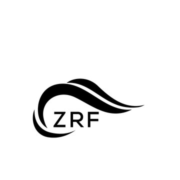 ZRF letter logo. ZRF blue image. ZRF Monogram logo design for entrepreneur and business. ZRF best icon.

