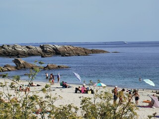 Urlaubsfeeling am Strand von Quiberon