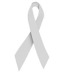 3d rendering illustration of a generic awareness ribbon