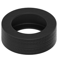 3d rendering illustration of a generic car tire