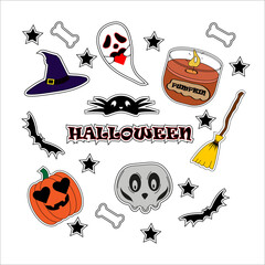 Halloween stickers