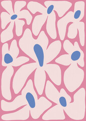 Retro Flower Print
