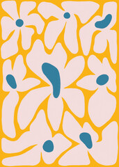 Retro Flower Print