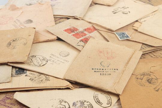 Postal letters of  World War II