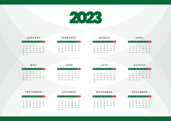 2023 Calendar Illustration