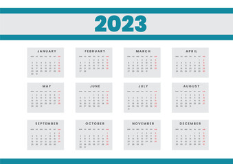 2023 Calendar Illustration