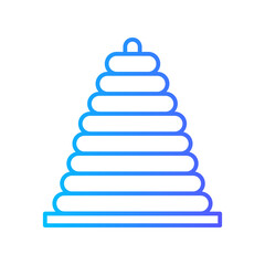cloud computing gradient icon