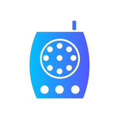 baby monitor gradient icon