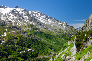 Fototapeta na wymiar Panoramic view of mountains