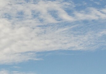 blue sky with clouds