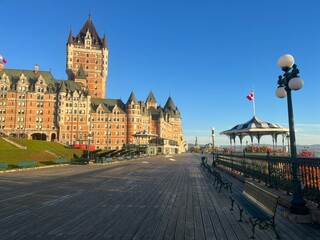 Terrace Dufferin in Quebec City, Saint Lawrence River