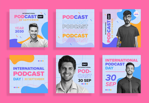 International Podcast Day Design Layout