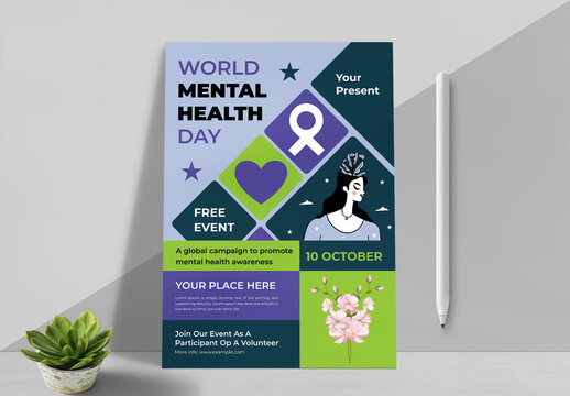 Mental Health Flyer Layout
