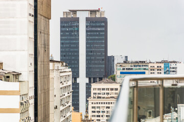 buildings in downtown Rio de Janeiro.