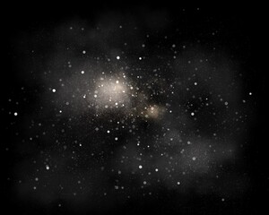 abstract bokeh background, overlay particles