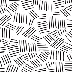 Abstract pattern with hand drawn print
