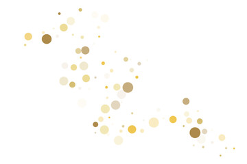 Gold glitter confetti, great design for any purpose. Party decor.