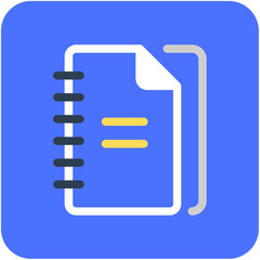 Notebook Vector Icon