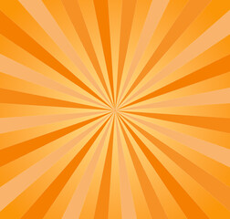 Lignes radiales orange Cartoon BD  orange vector starburst shape icon isolated on white background. line rays symbol in a simple flat trendy modern style for your website design, logo,  