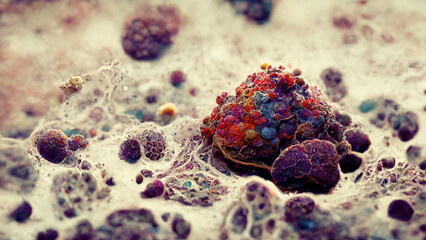 Fototapeta premium Abstract cancer tumor 