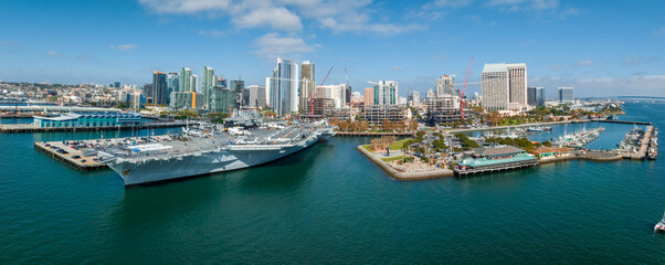 Mighty USS Midway - an aircraft carrier of the United States Navy, the lead ship of its class....