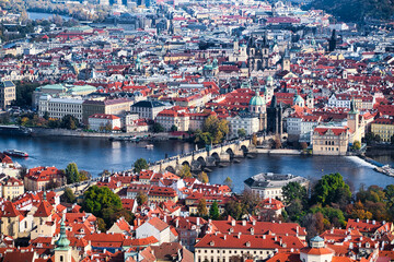 Naklejka na ściany i meble Prag im Herbst