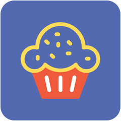 Muffin Vector Icon