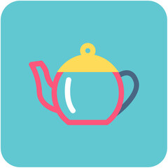 Teapot Vector Icon