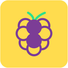Grapes Vector Icon