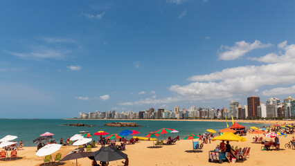 Obraz premium Praia da sereia, praia da costa, Itaparica, Vila Velha, Vitória, Espirito Santo, Brasil