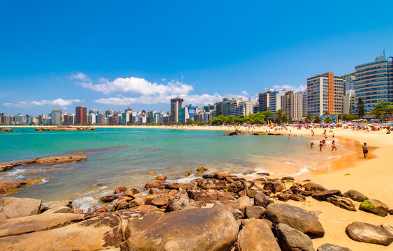 rochas e pedras da praia da costa, Itaparica, Vila Velha, Vit&oacute;ria, Espirito Santo, Brasil