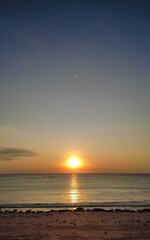 Quite sunset view at Semau Island