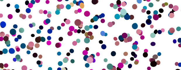 Multicolor confetti abstract background with a lot of falling pieces