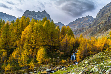 Autunno in Valle Stura: tripudio di colori, vette, laghi, cascate e flora alpina