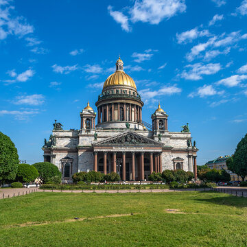 Saint Isaac's Cathedral in St. Petersburg. Russia